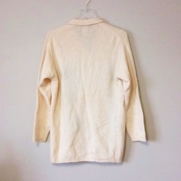 Vintage Y2K Esprit Wool Preppy Collared Button Front Cardigan Sweater Size S - Picture 7 of 9